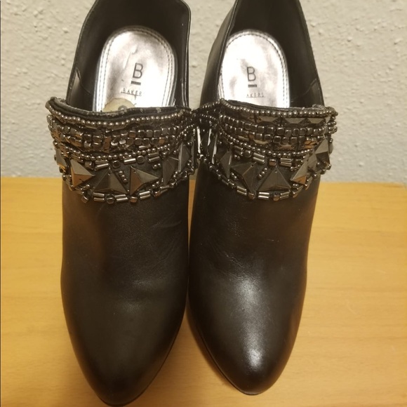 Black ankle booties size 10 - Picture 2 of 3